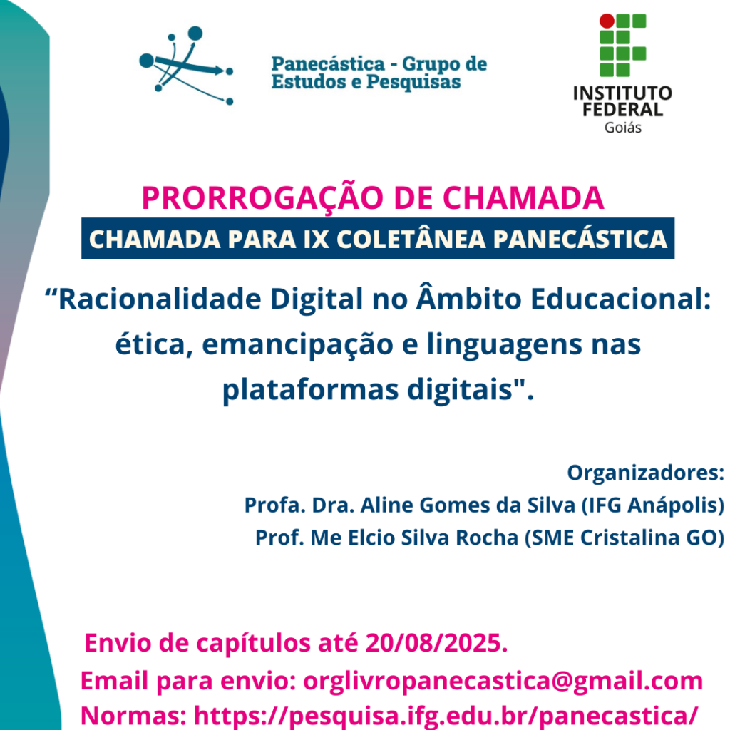 Chamada para publicação de capítulos na IX Coletânea Panecástica