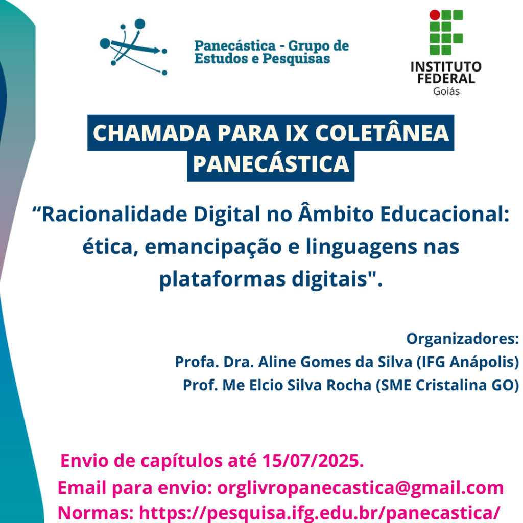 Chamada para publicação de capítulos na IX Coletânea Panecástica