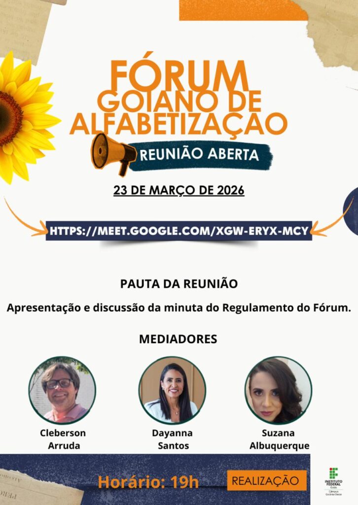 Reunião do Fórum Goiano de Alfabetização